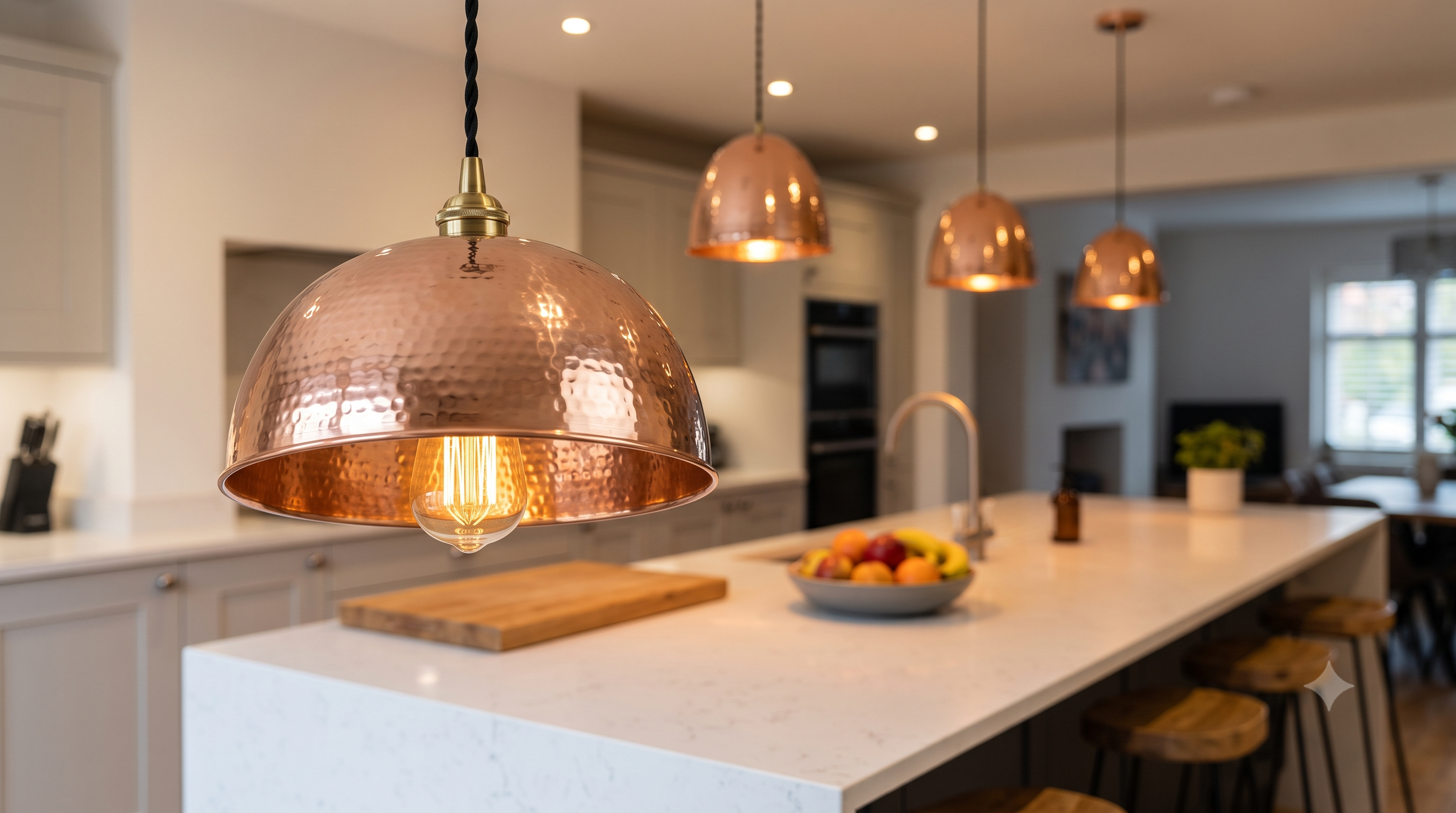Copper Pendant Light